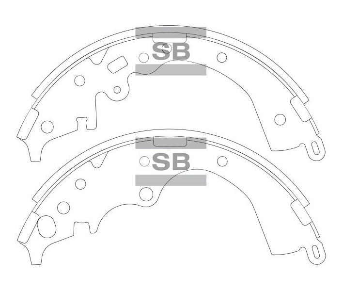 

Колодки барабанные Toyota Hiace 2.7/2.5D 05> SA168SNS