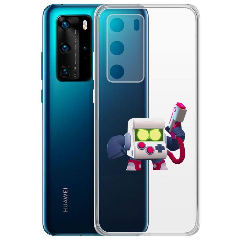 

Чехол-накладка Brawl Stars-8-бит классический для Huawei P40