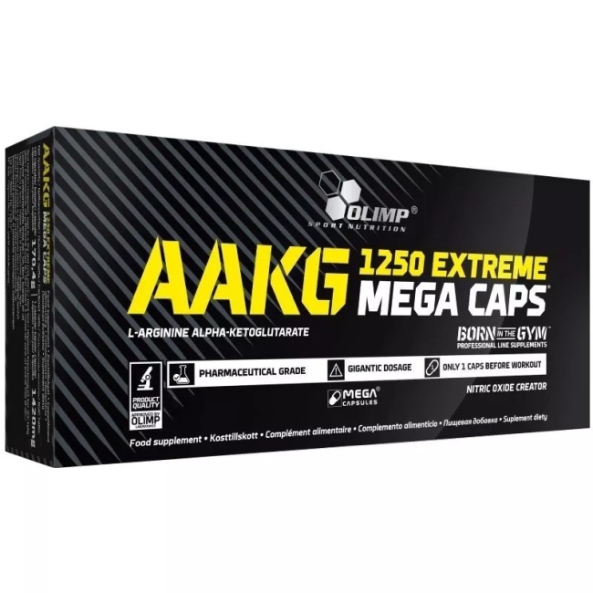 Аминокислота OLIMP AAKG 1250 Extreme Mega Caps 300caps 7799₽