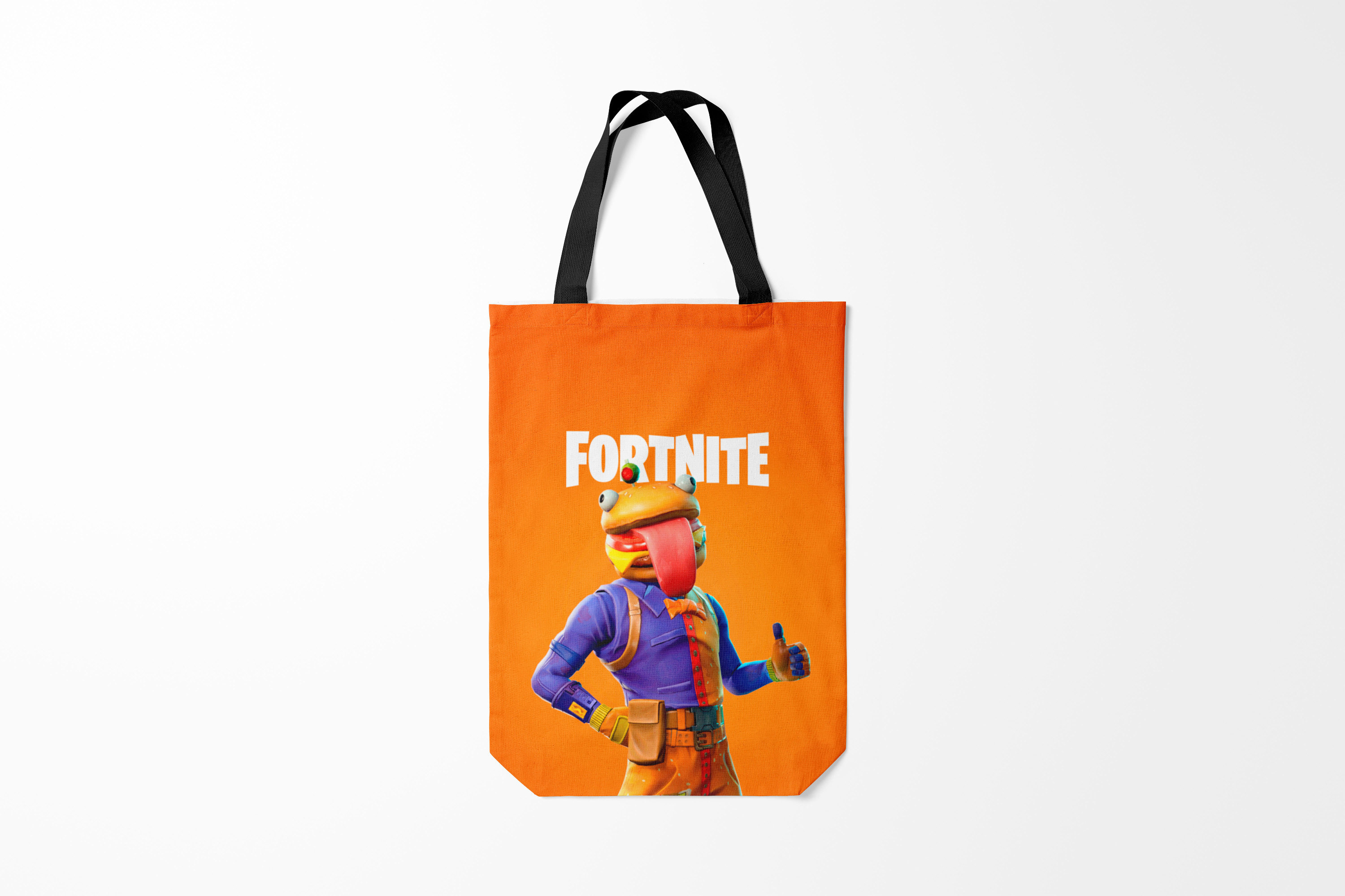 

Сумка шoппер унисекс Burnettie Fortnite Battle Royale, черный; синий, Оранжевый, Fortnite Battle Royale