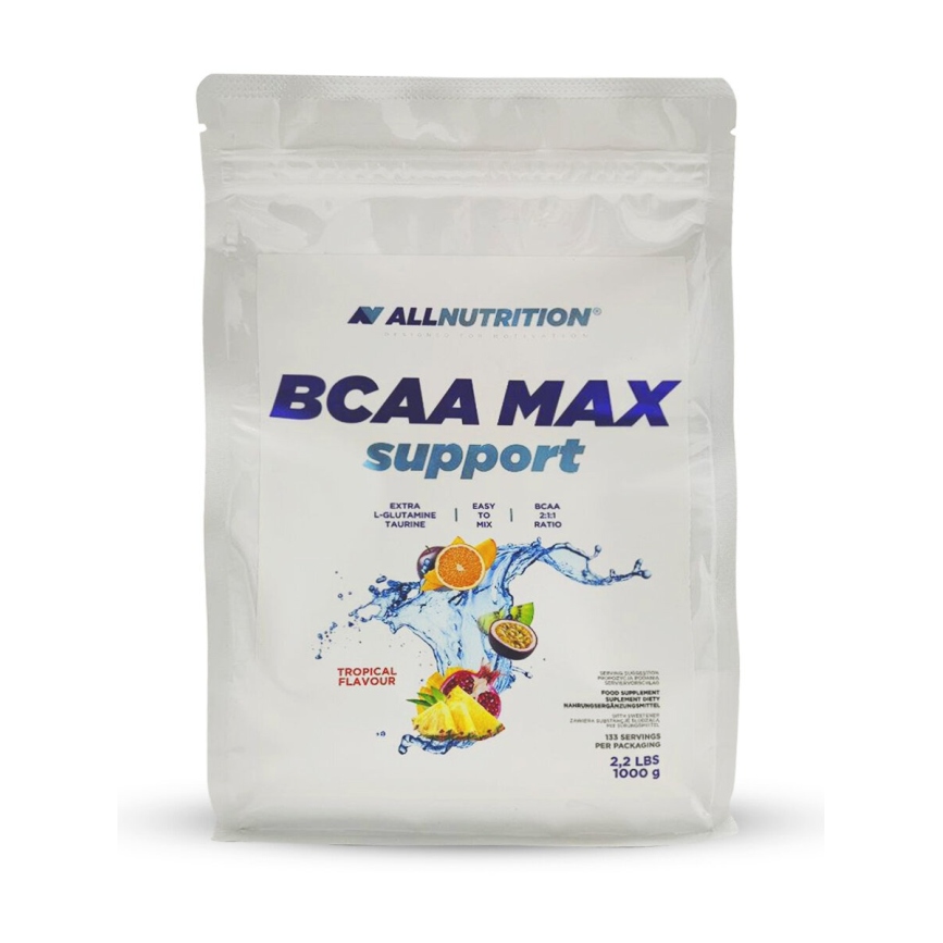 

Аминокислота ALLNUTRITION All Nutrition, BCAA MAX SUPPORT 1000 g (Тропик)