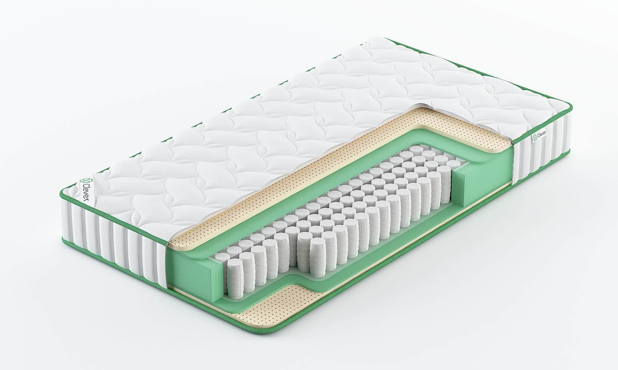 

Матрас Clever Sweet 80x210, Белый, CLEVER SWEET