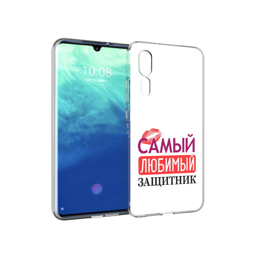 

Чехол MyPads Tocco для ZTE Axon 10 Pro любимый защитник (PT134302.444.451), Прозрачный, Tocco