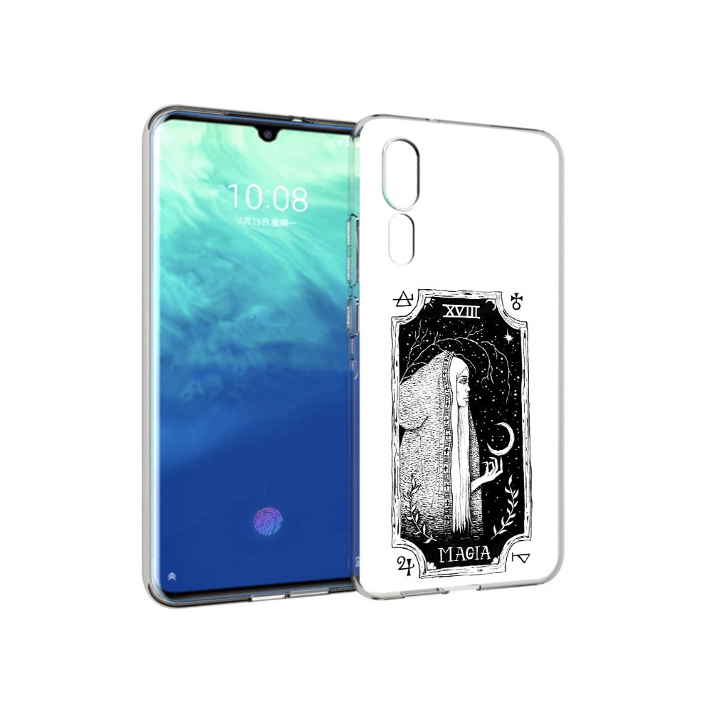 

Чехол MyPads Tocco для ZTE Axon 10 Pro лунная магия (PT134302.444.447), Прозрачный, Tocco