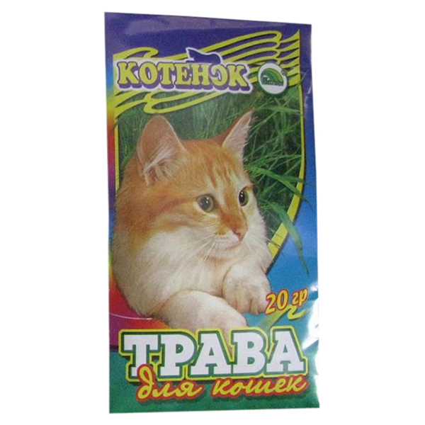 

Лакомство для кошек Котенок травка овес, 20г