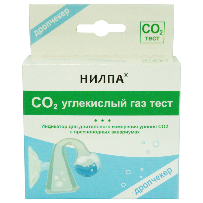 Тест для воды Нилпа индикатор для длительного измерения уровня CO2 в воде, 15мл