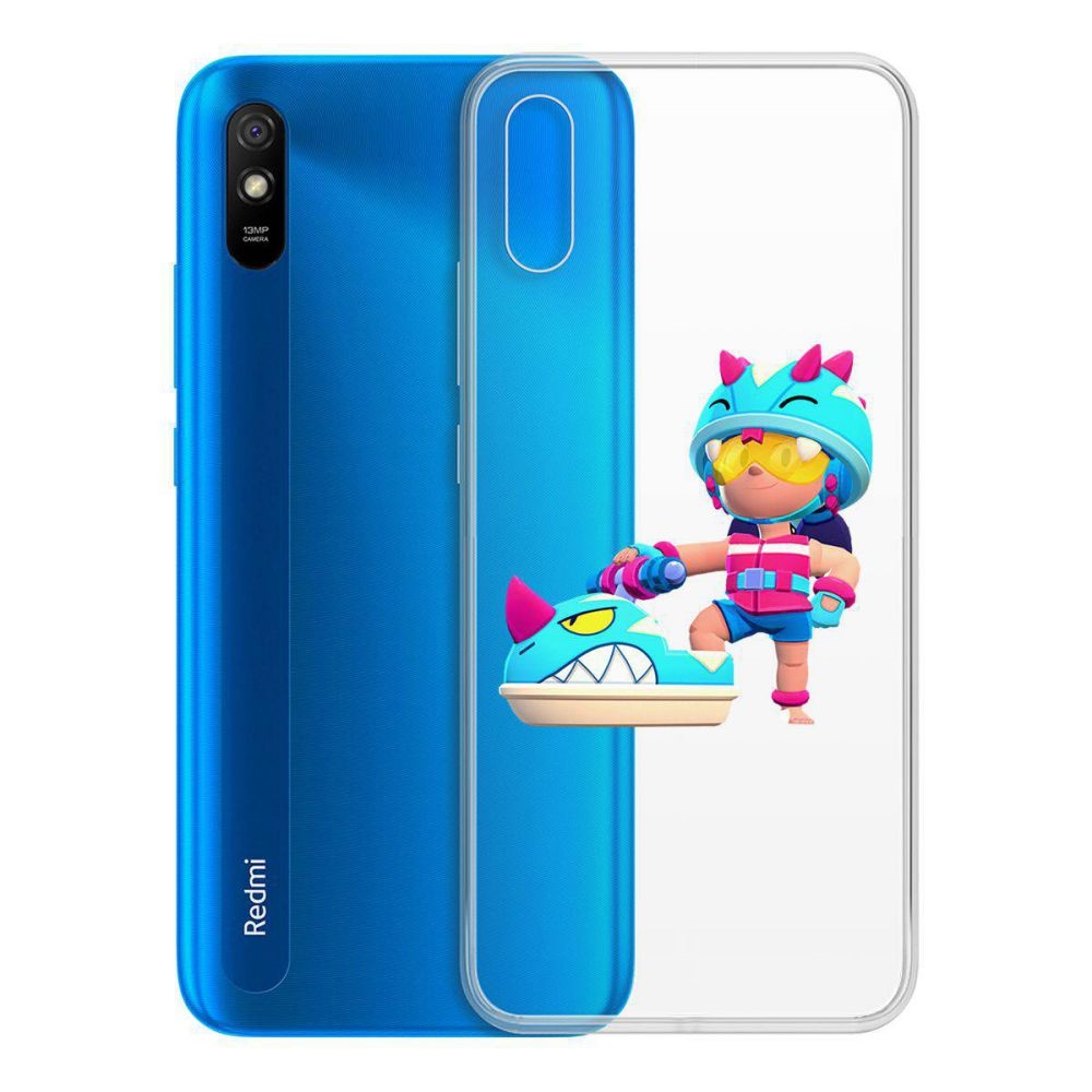

Чехол-накладка Brawl Stars-Аквабайкер Джеки для Xiaomi Redmi 9A