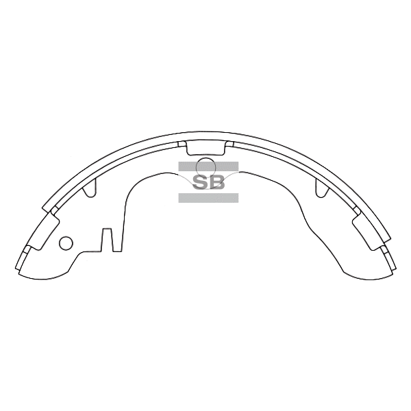 

Колодки тормозные задние Sangsin brake sa015