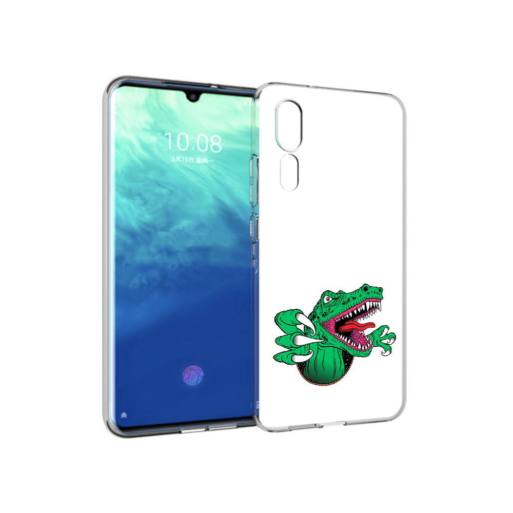 

Чехол MyPads Tocco для ZTE Axon 10 Pro крокодил (PT134302.444.417), Прозрачный, Tocco