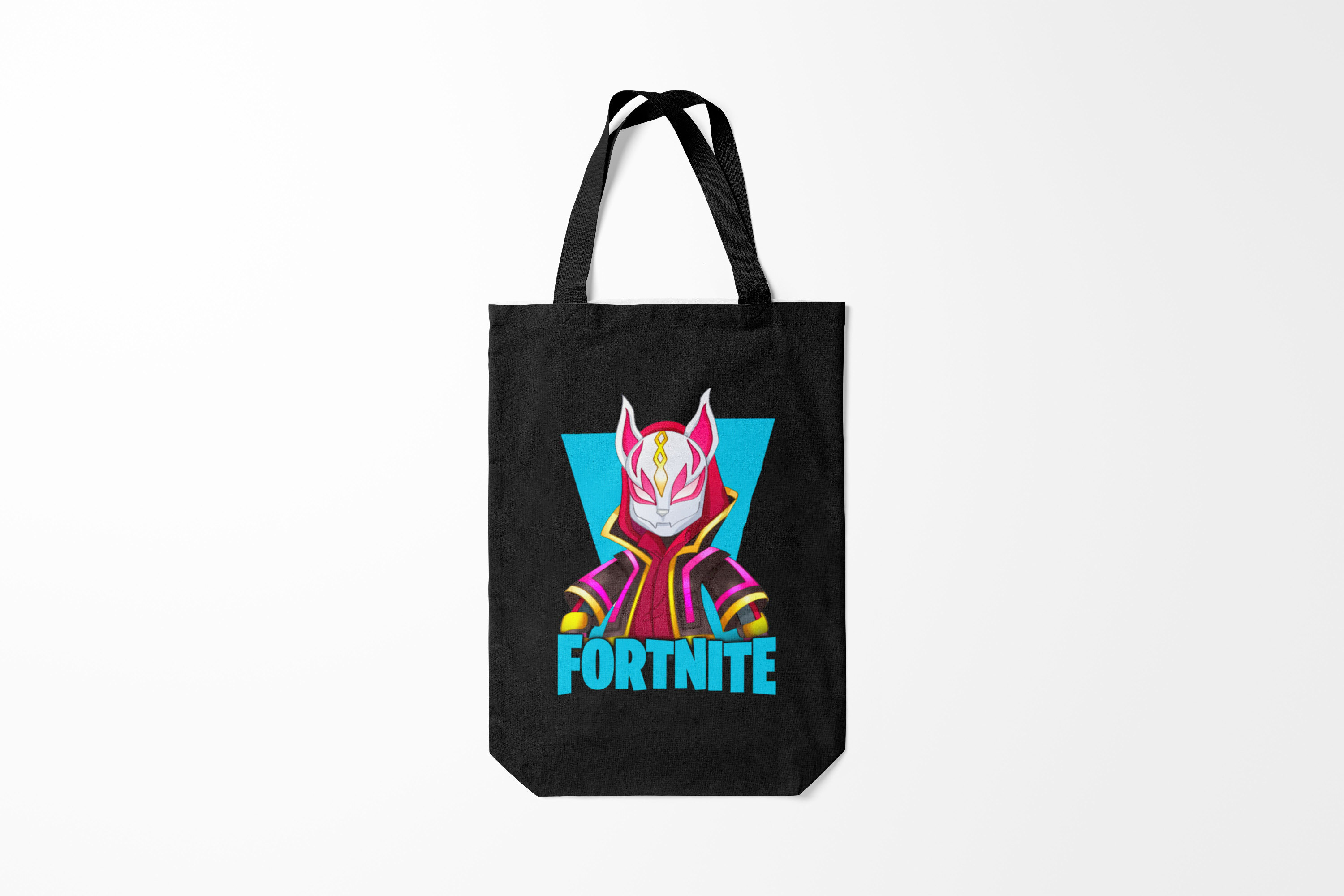 

Сумка шoппер унисекс Burnettie Fortnite, черный; желтый, Fortnite