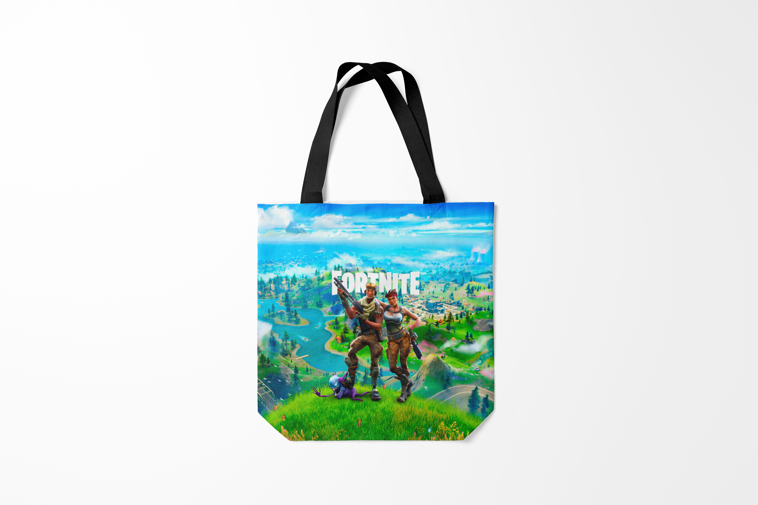 

Сумка шoппер унисекс Burnettie Fortnite, черный, Fortnite