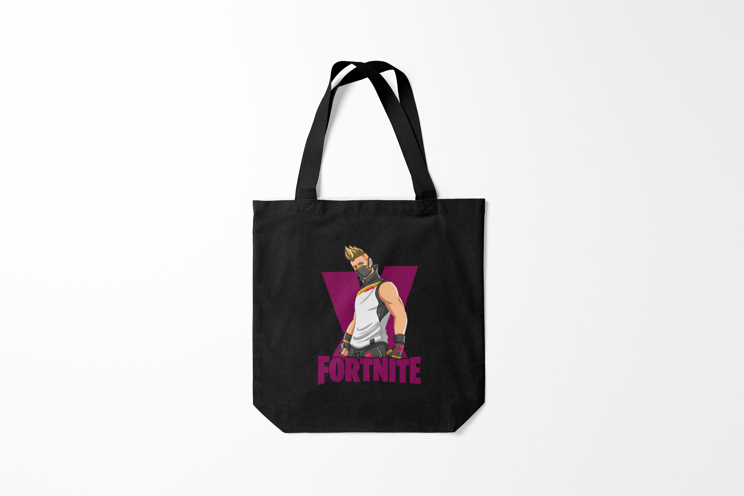 

Сумка шoппер унисекс Burnettie Fortnite, черный, Fortnite