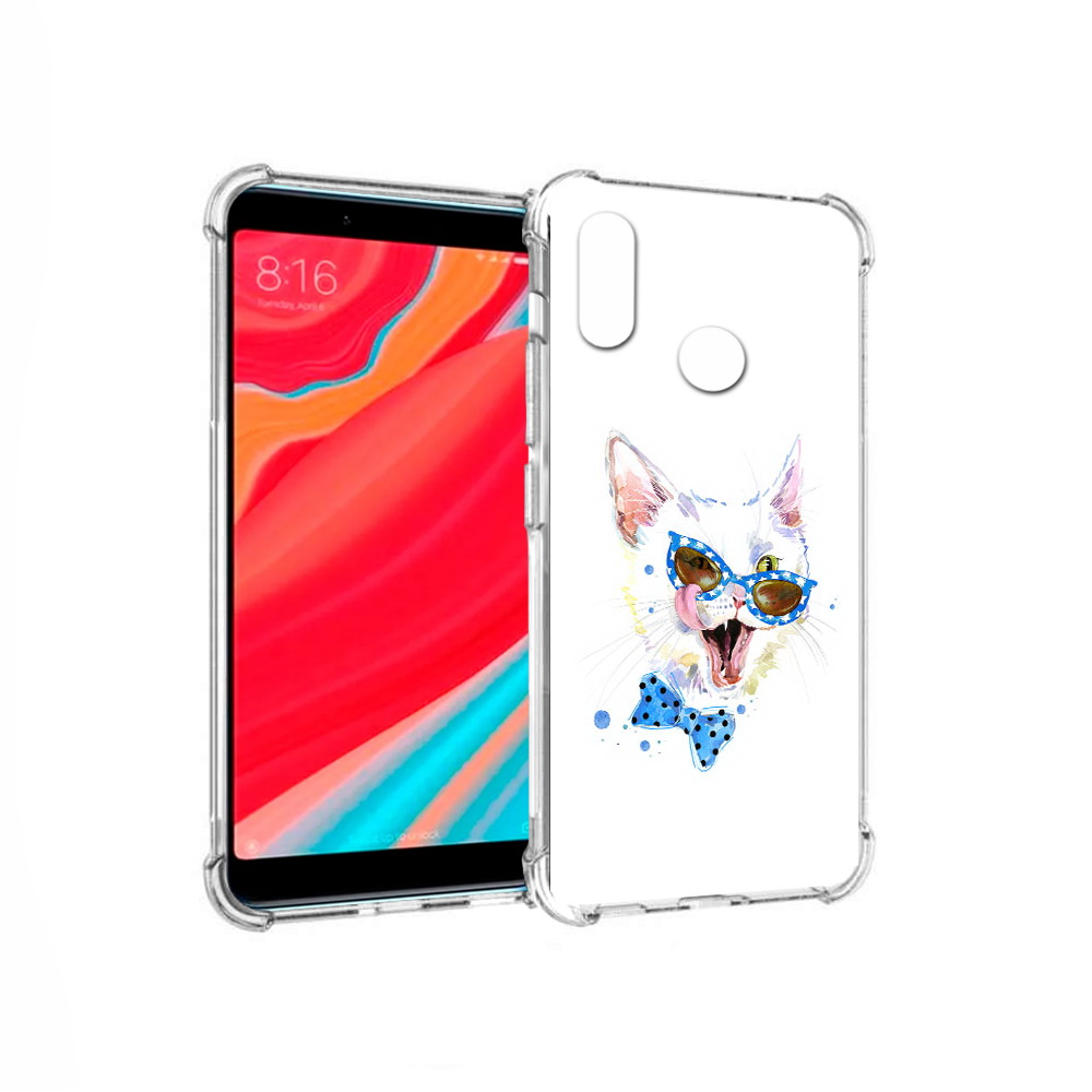 

Чехол MyPads Tocco для Xiaomi Mi Mix 2S белый кот (PT110206.315.229), Прозрачный, Tocco