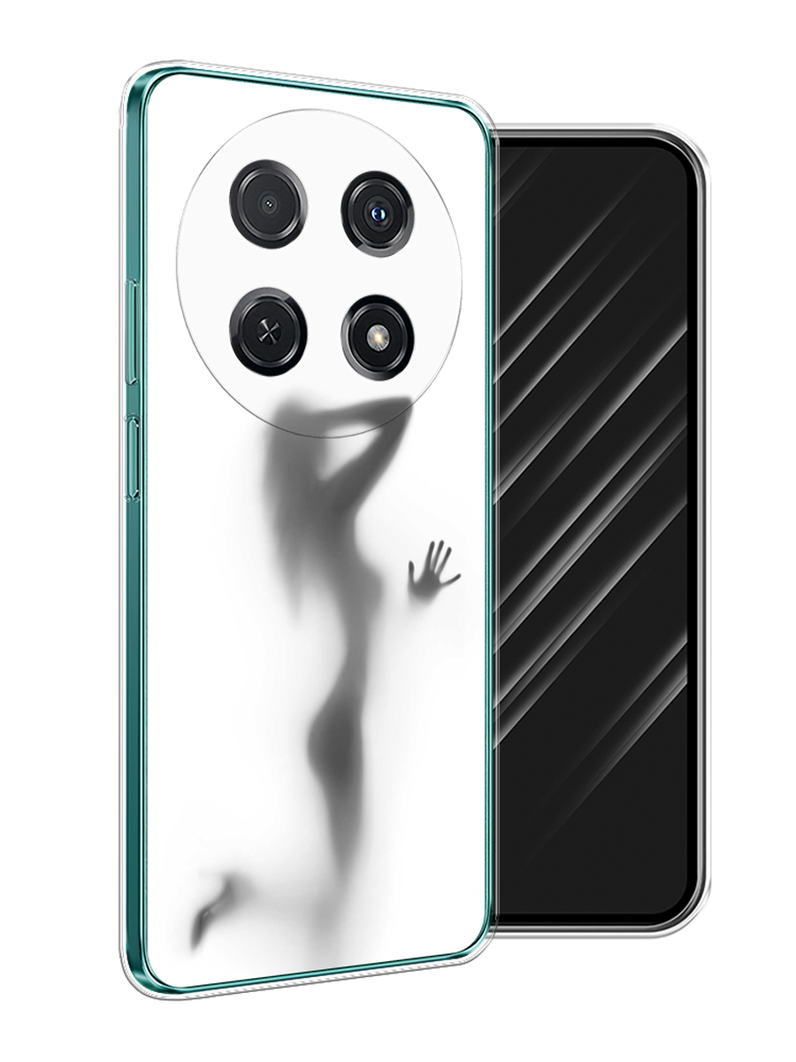 

Чехол Awog на Huawei Nova 12i "Стекло в душе", Белый;серый;черный, 6123950-1