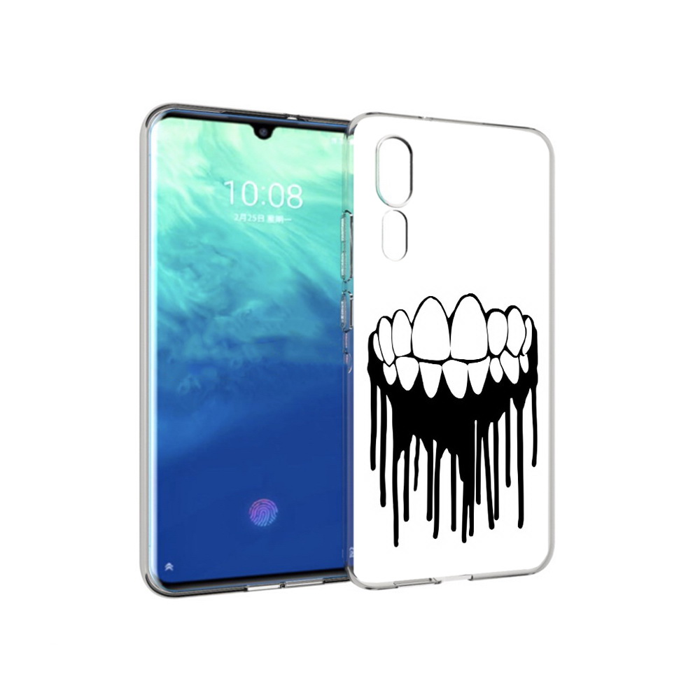 Чехол MyPads Tocco для ZTE Axon 10 Pro зубы (PT134302.444.372)