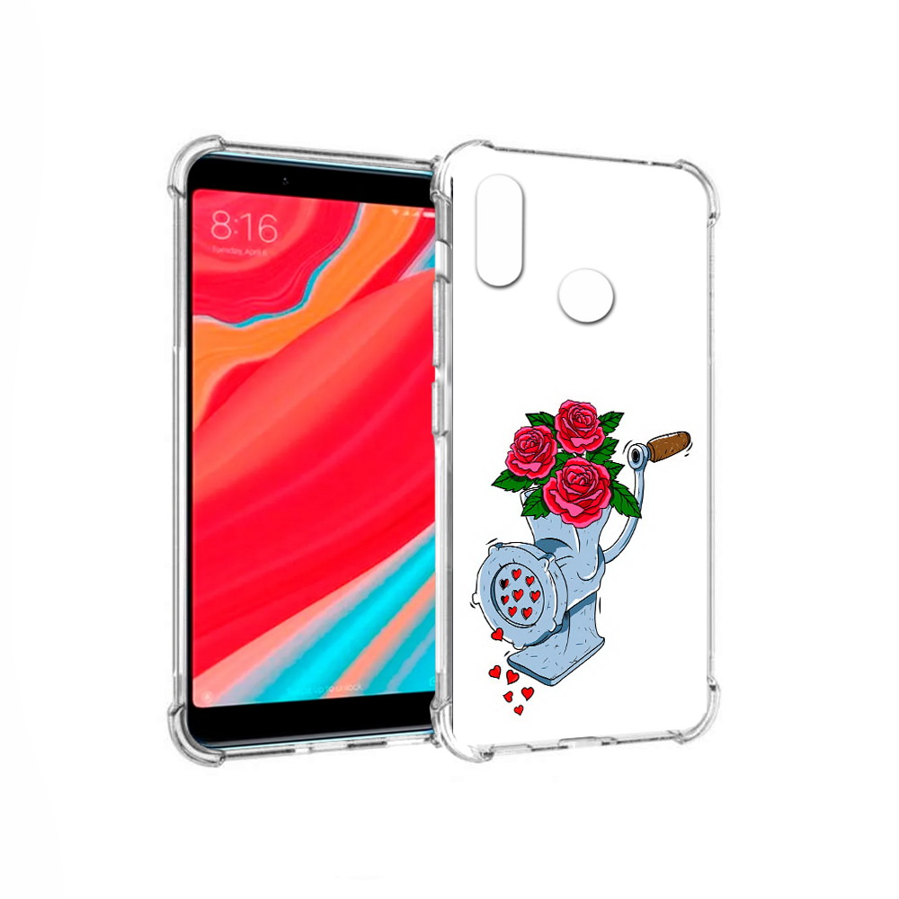 

Чехол MyPads Tocco для Xiaomi Mi Mix 2S Цветочные сердца (PT110206.315.199), Прозрачный, Tocco