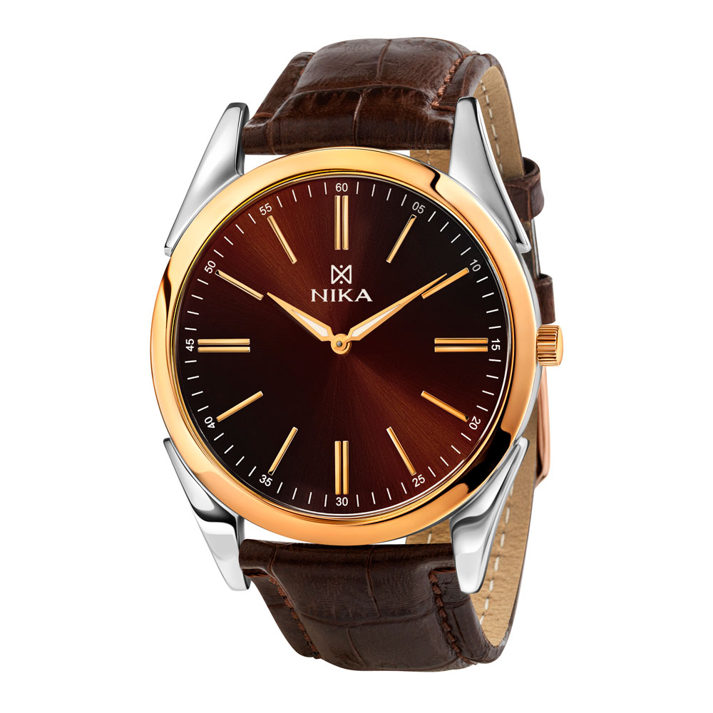 Наручные часы мужские Ника 1320.0.19.65B коричневые