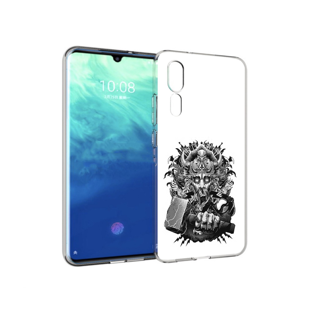 

Чехол MyPads Tocco для ZTE Axon 10 Pro злой тор (PT134302.444.363), Прозрачный, Tocco