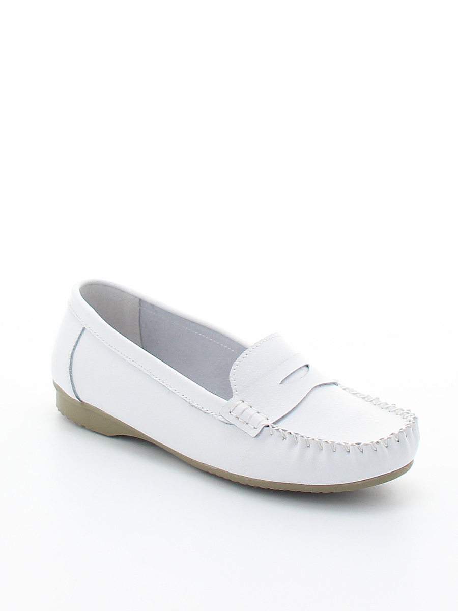 

Мокасины женские Baden 159006 белые 41 RU, Белый, 159006