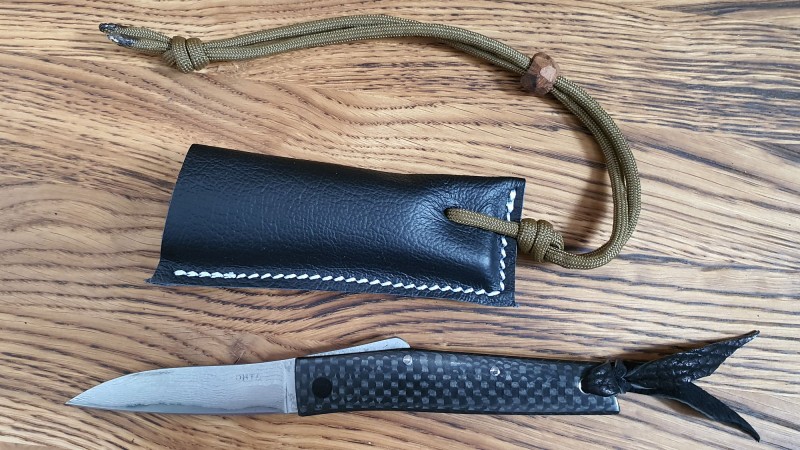 

Нож складной OHTA Higonokami 70mm, VG-10, Carbon (Карбон), OHTA-L-Carbon