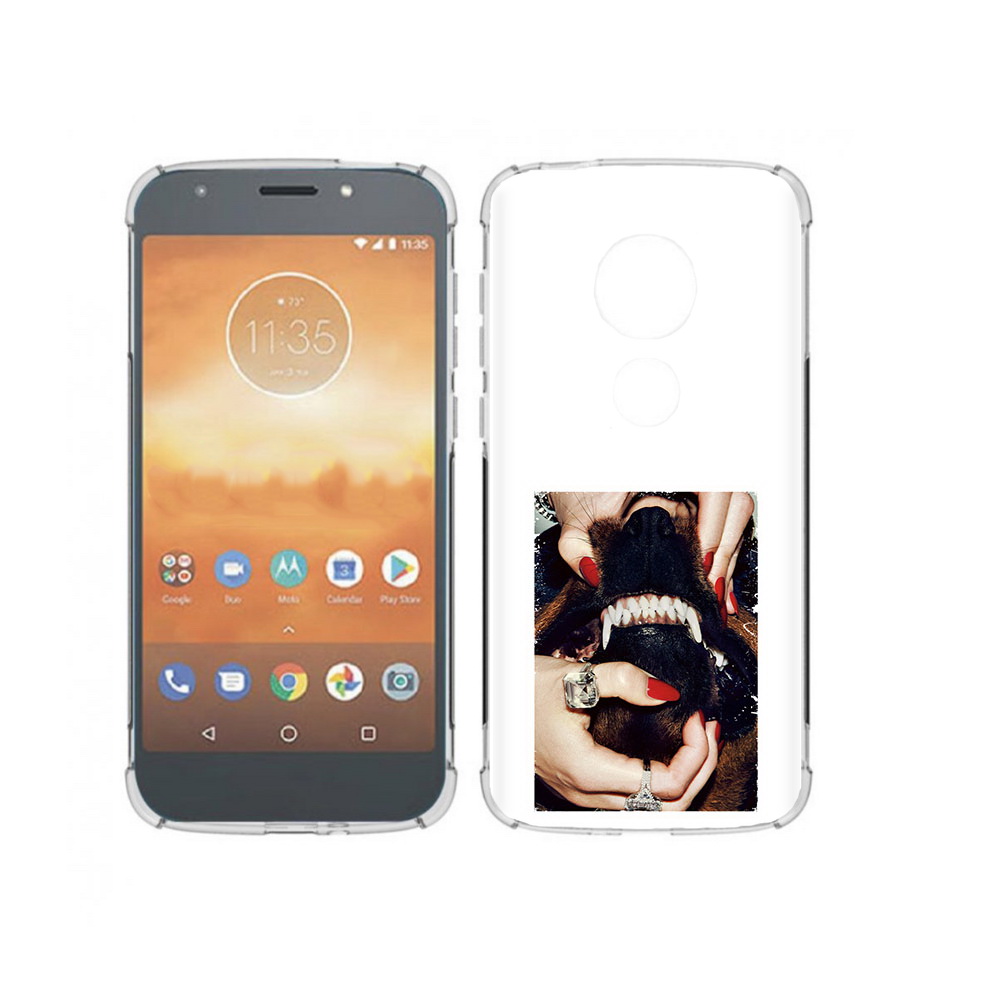 

Чехол MyPads Tocco для Motorola Moto E5 Play маникюр (PT227065.372.457), Прозрачный, Tocco