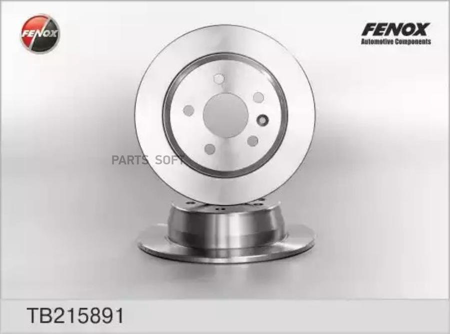 

Диск Тормозной Задний Mercedes V 96-, Vito 97- Tb215891 Fenox Tb215891