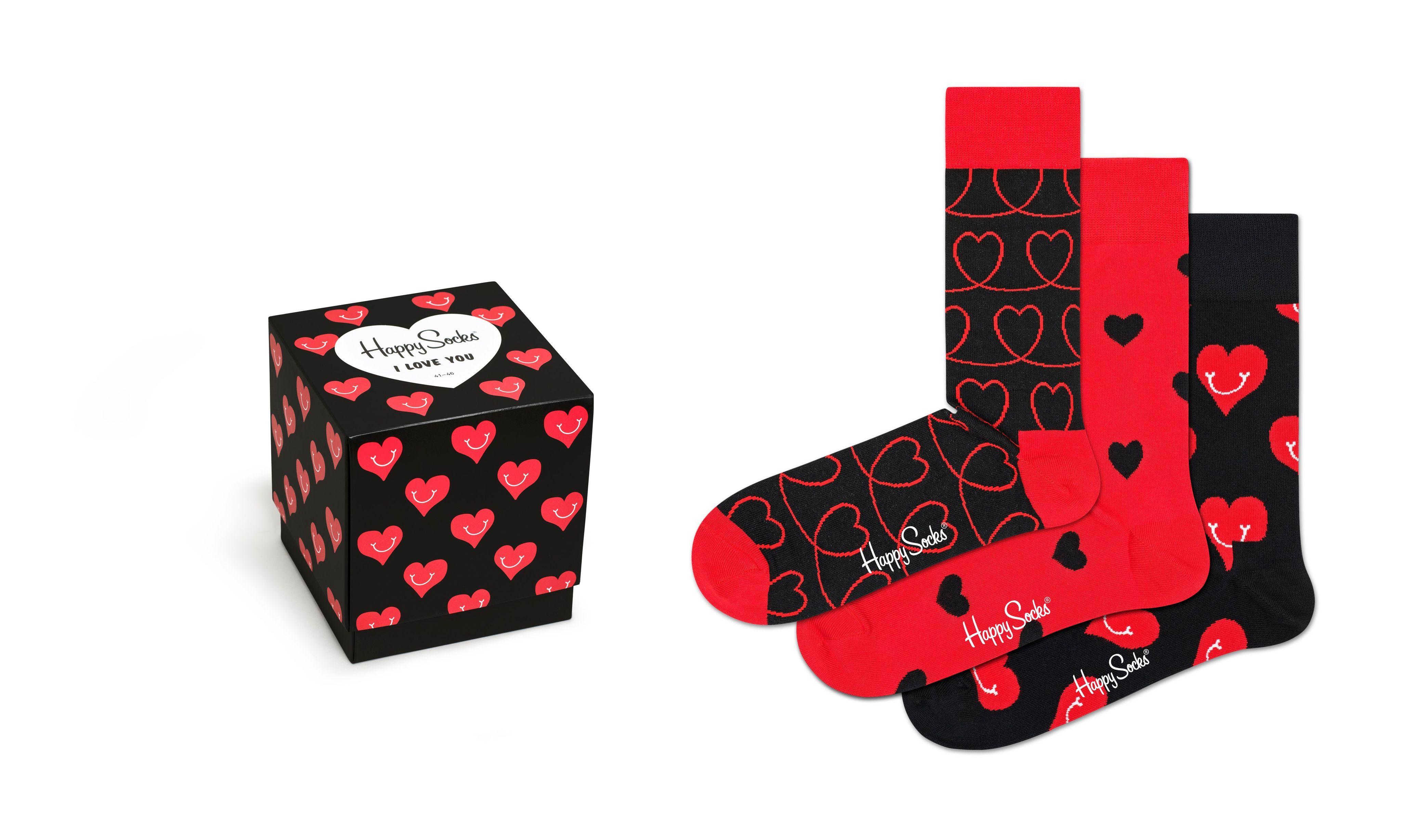 

Комплект носков мужских Happy Socks XLOV08 разноцветных 41-46, Разноцветный, XLOV08