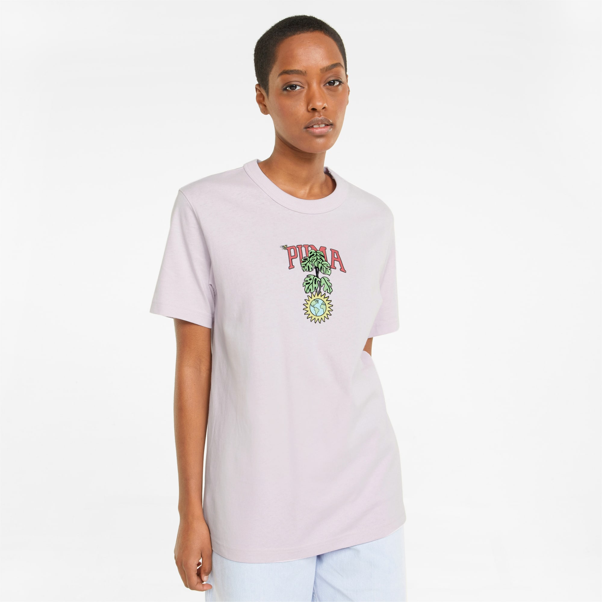 

Футболка женская PUMA 53357917 фиолетовая XS, 53357917