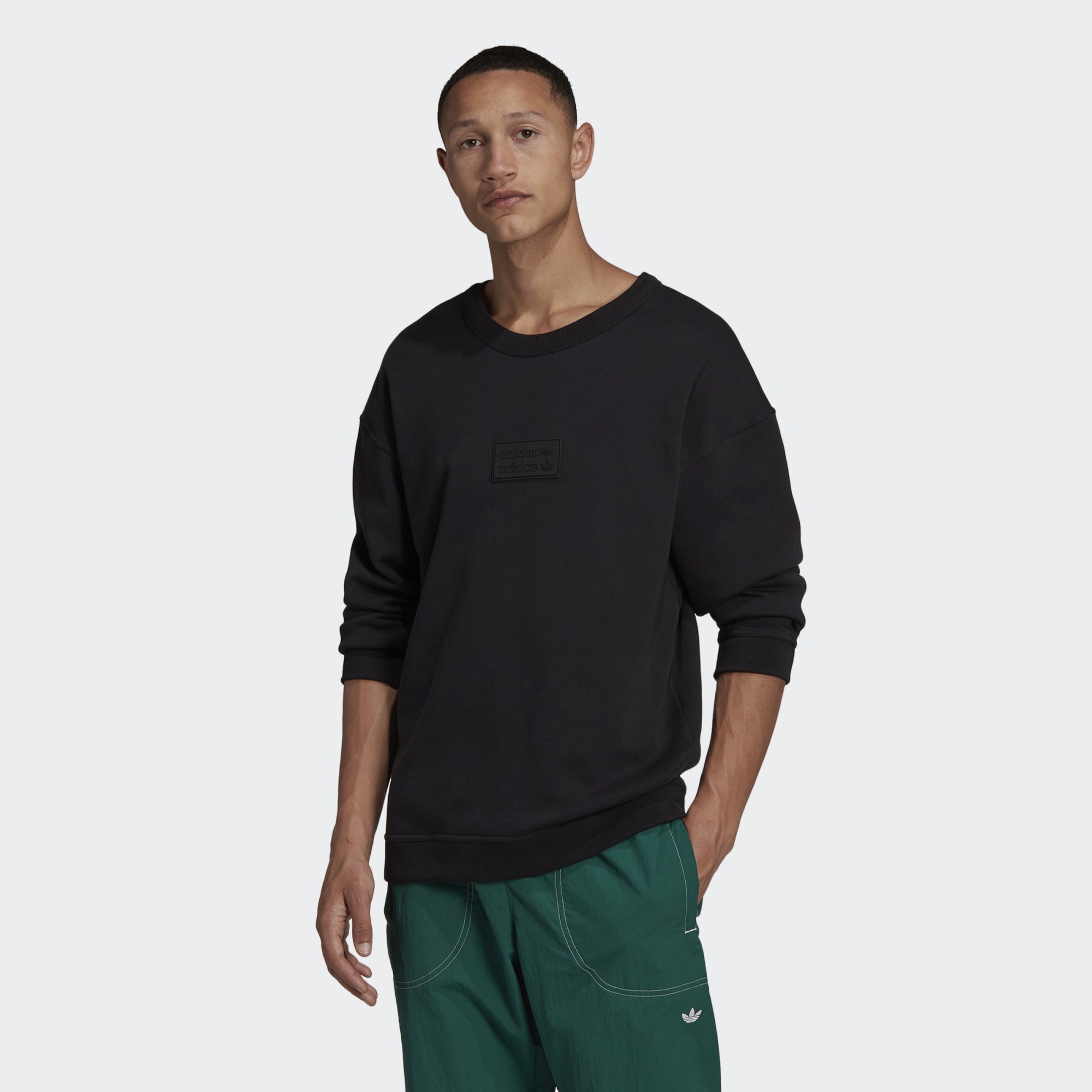 

Свитшот мужской Adidas Silicon Crew черный XL, Silicon Crew