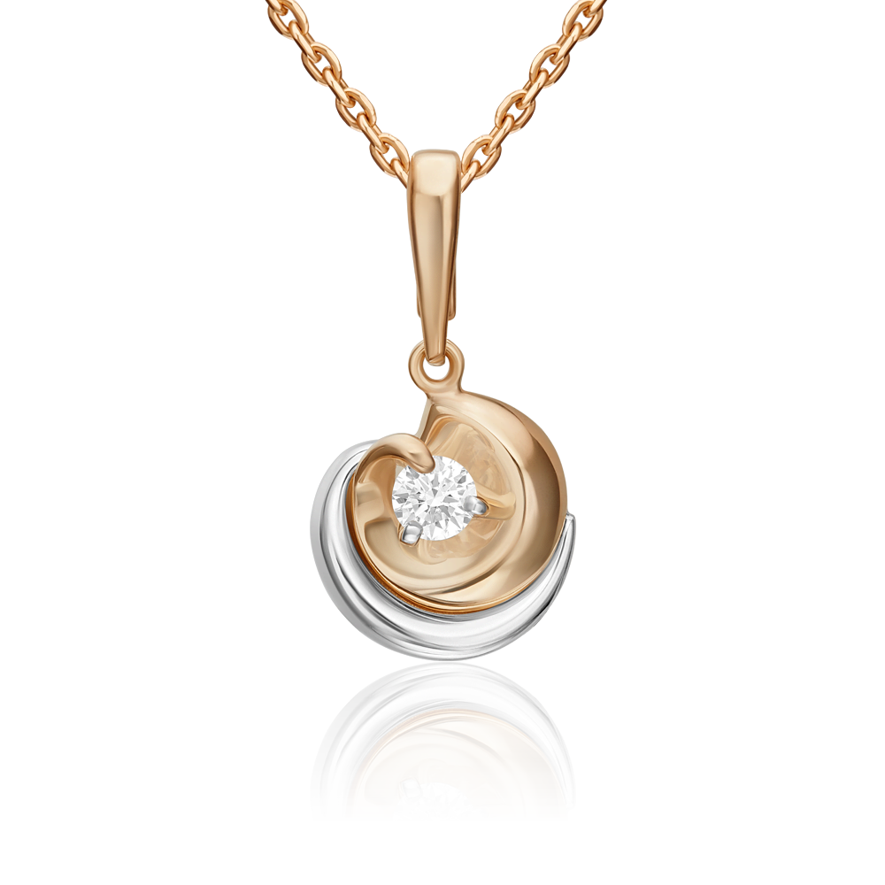 

Подвеска из золота PLATINA jewelry 03-3454-00-101-1111 бриллиант, 03-3454-00-101-1111