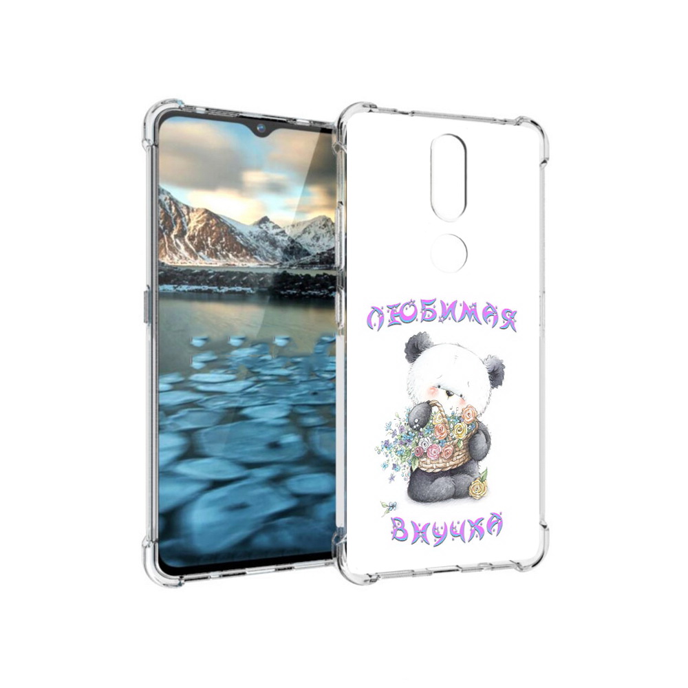 

Чехол MyPads Tocco для Nokia 2.4 Любимая внучка (PT227049.107.110), Прозрачный, Tocco