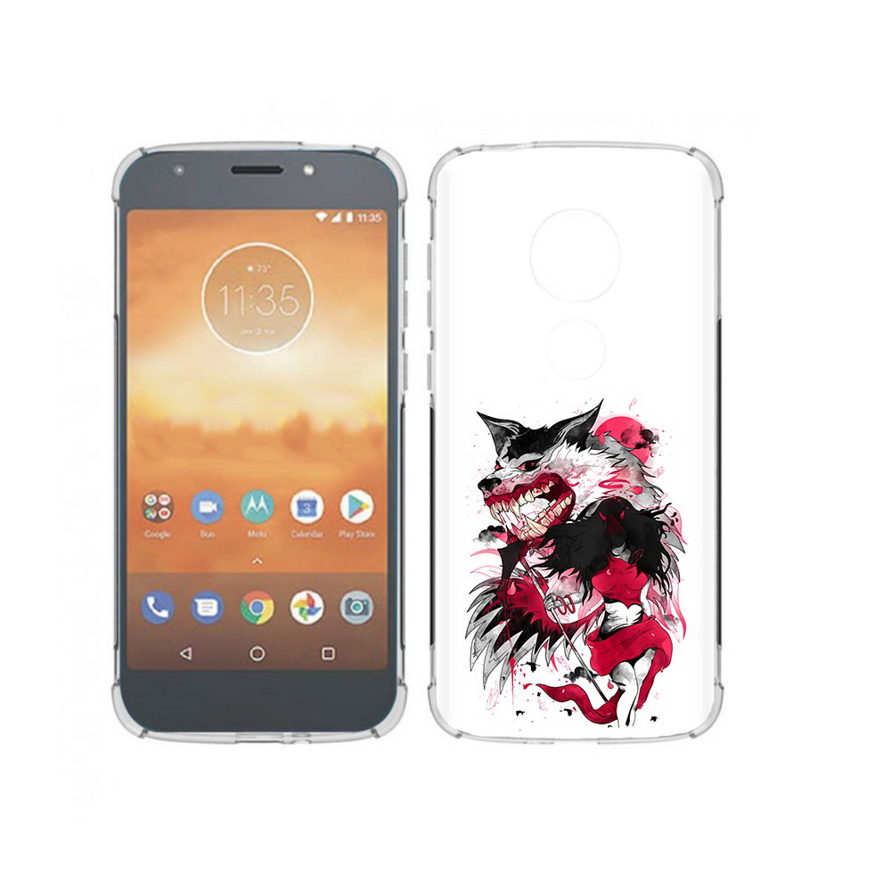 

Чехол MyPads Tocco для Motorola Moto E5 Play красная шапочка (PT227065.372.410), Прозрачный, Tocco