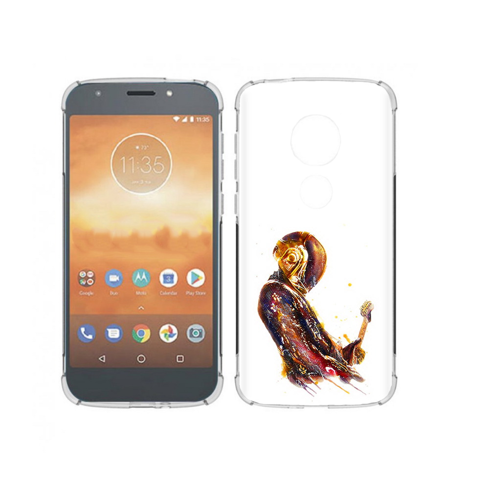 

Чехол MyPads Tocco для Motorola Moto E5 Play космо-музыкант (PT227065.372.393), Прозрачный, Tocco