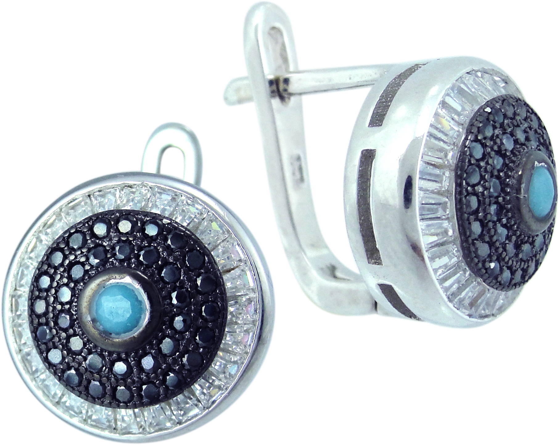 

Серьги из серебра с бирюзой Balex Jewellery 2405937461, 2405937461