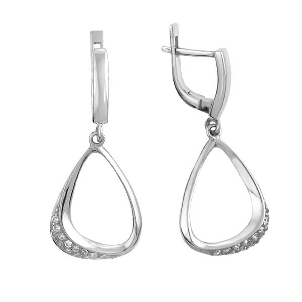 

Серьги из серебра с фианитом Balex Jewellery 2441910063, 2441910063