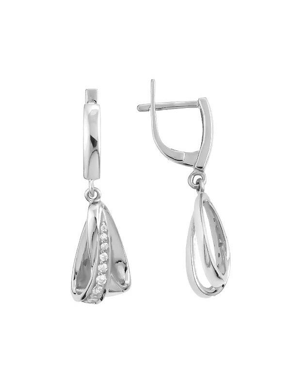 

Серьги из серебра с фианитом Balex Jewellery 2441910055, 2441910055