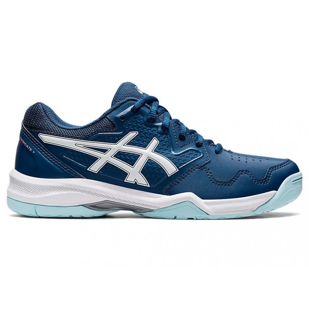 фото Кроссовки женские asics 1042a167-402 синие 7 us