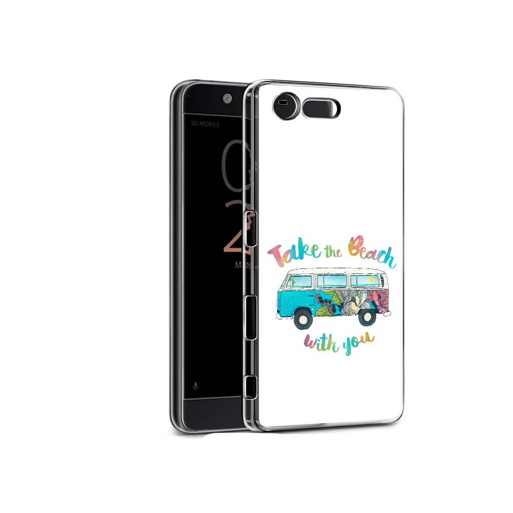 

Чехол MyPads Tocco для Sony Xperia X Compact Хиппи автобус (PT50548.245.190), Прозрачный, Tocco