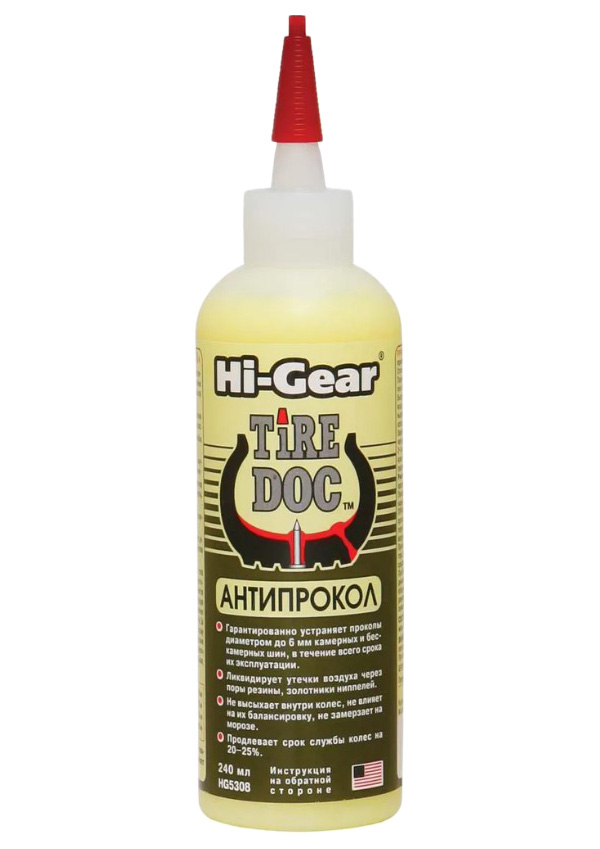 

Герметик Для Ремонта Шин Hi-Gear 240 Мл AGA арт. HG5308, Прозрачный