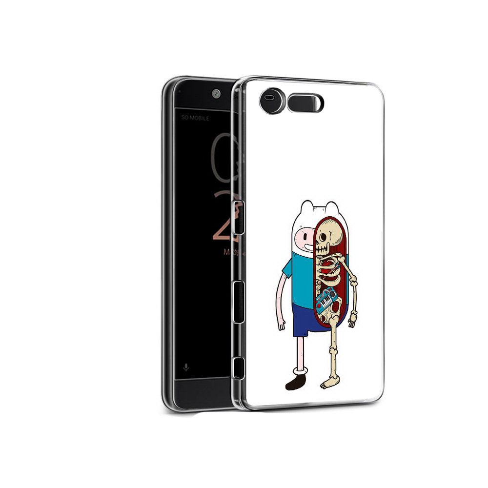Чехол MyPads Tocco для Sony Xperia X Compact Финн скелет (PT50548.245.187)