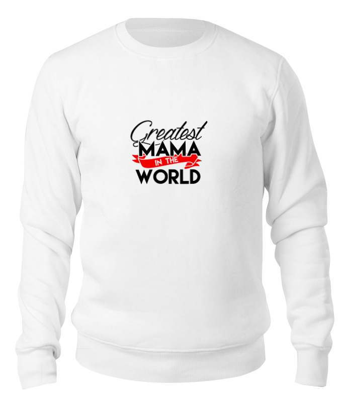 

Свитшот унисекс Printio Лучшая мама в мире (greatest mama in the world) белый XL, Лучшая мама в мире (greatest mama in the world)
