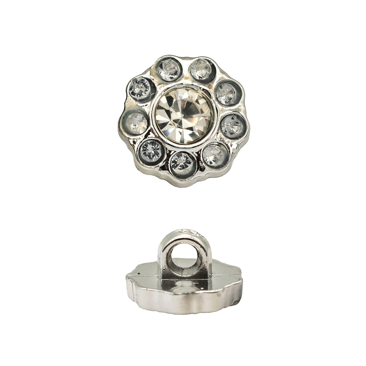 

Пуговица АЙРИС, NE84, 18L (11 мм) (Silver - серебристый), 24 шт