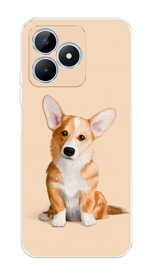 

Чехол на Realme C60 "Грустный Корги", Коричневый;бежевый, 2516550-1