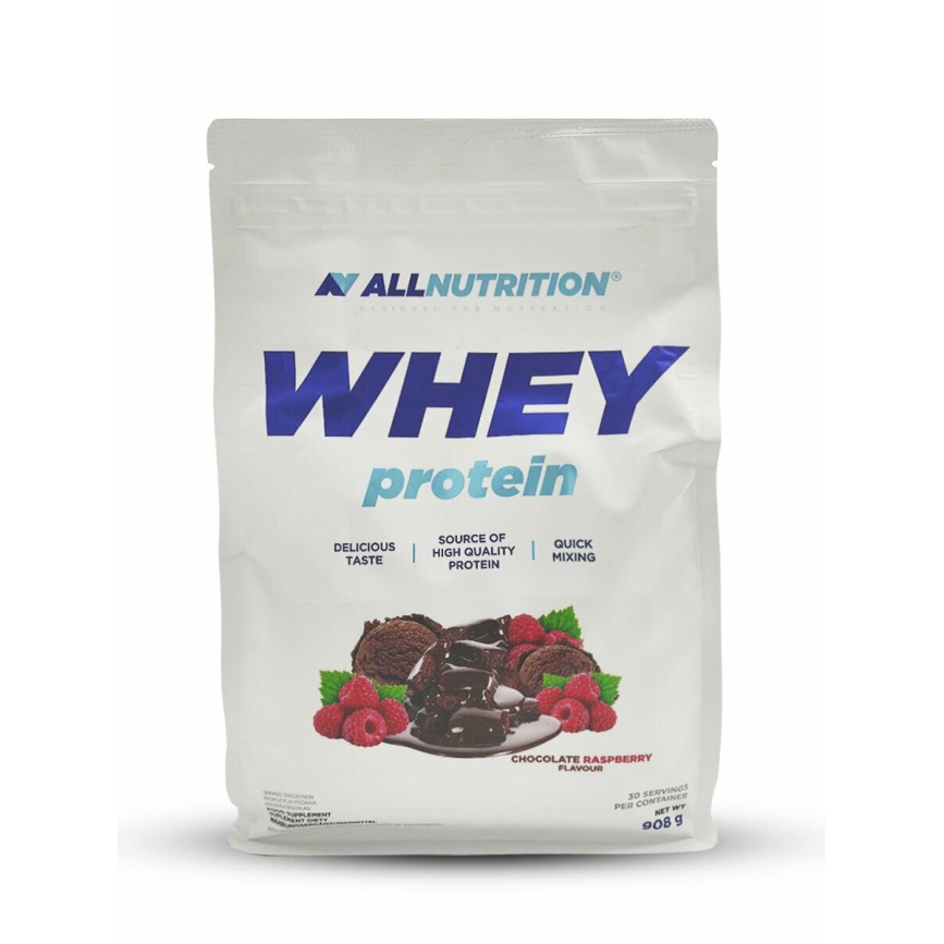 Протеин ALLNUTRITION All Nutrition, WHEY PROTEIN 908г (Шоколад-малина)