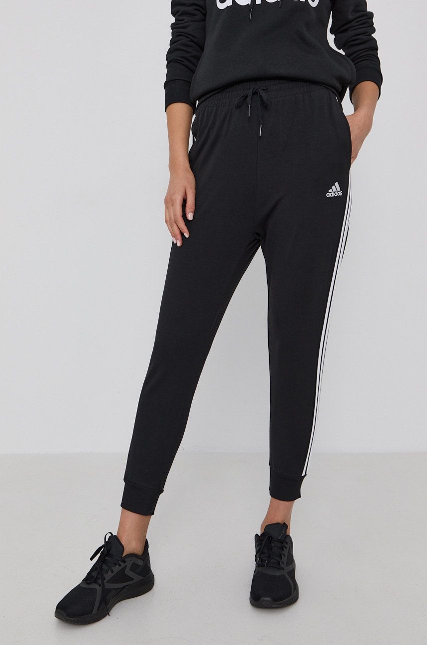 

Спортивные брюки женские Adidas Sportswear 3-Stripes 7/8 GR9604 черные L, Черный, 3-Stripes 7/8