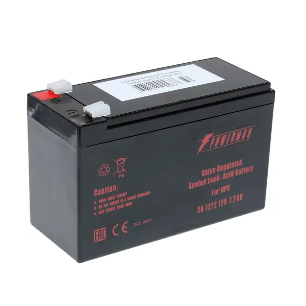 

Аккумулятор для ИБП POWERMAN Battery 12V/7.2AH 7,2 А/ч 12 В, Battery 12V/7.2AH