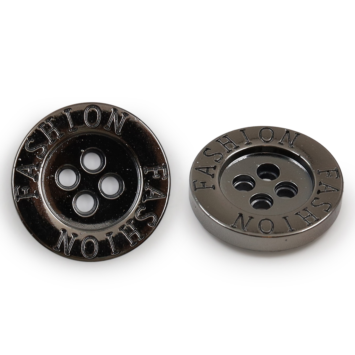 

Пуговица АЙРИС, NE77, 32L (20 мм) 4 прокола (Nickel - никель), 24 шт, 615031