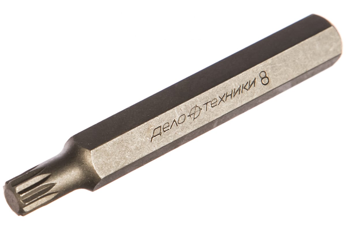 

Вставка 3 8 SPLINE M8, длина 75 мм Дело Техники 626708