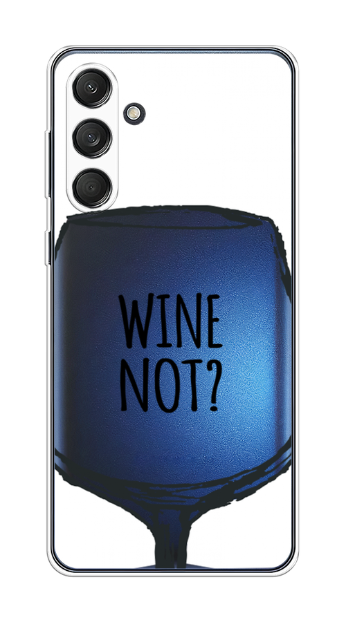 

Чехол на Samsung Galaxy M55 "Wine not white", Белый, 2109650-1