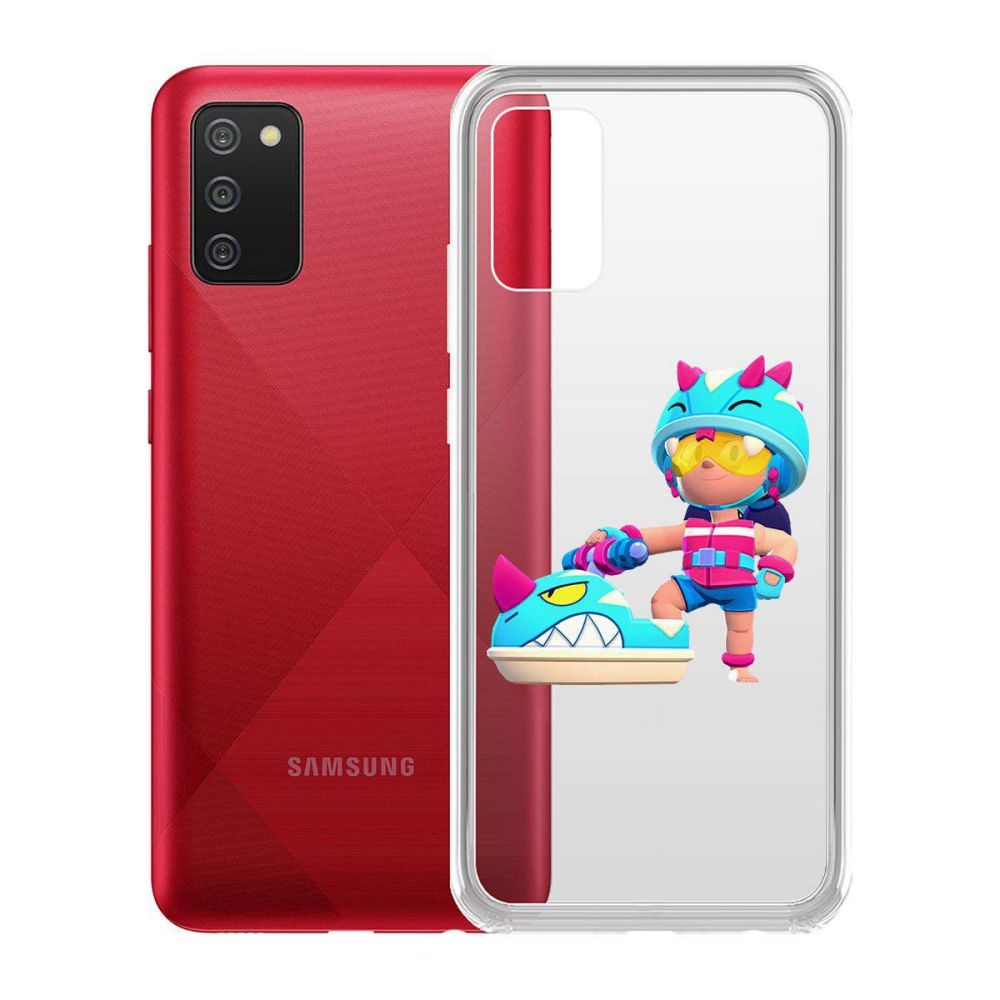 

Чехол-накладка Brawl Stars-Аквабайкер Джеки для Samsung Galaxy A02s (A025)